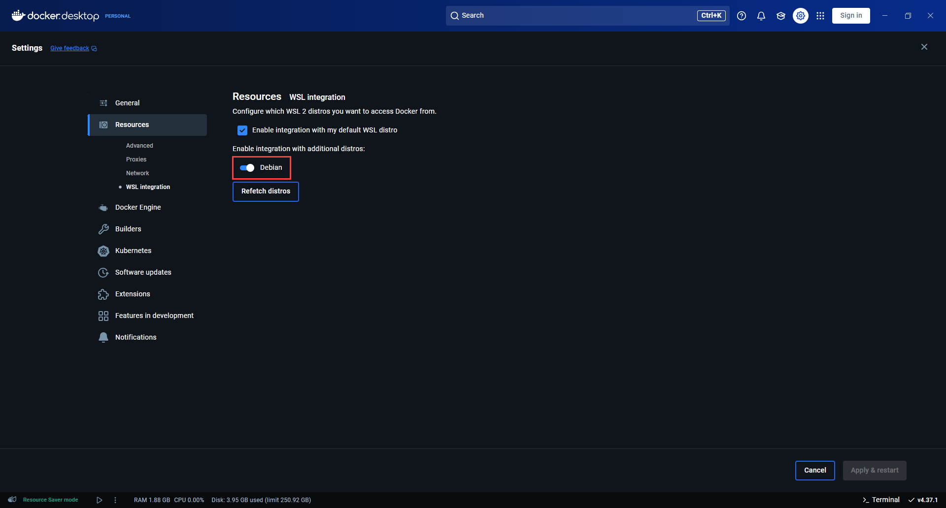 DockerResources-View